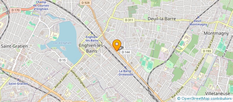 localisation de l'entreprise MADAME MARIE-HELENE VIEIRA  DEUIL-LA-BARRE