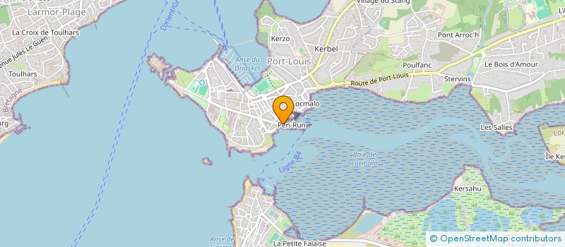 localisation de l'entreprise MADAME MARIE-HELENE VIGOUROUX  PORT-LOUIS