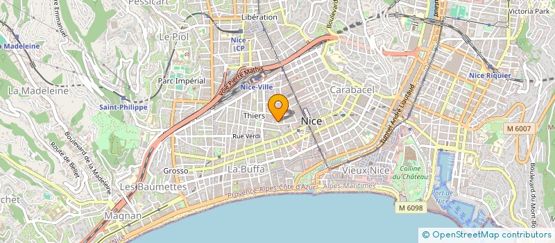 localisation de l'entreprise MADAME MARIE-HELENE VIOSSAT à NICE