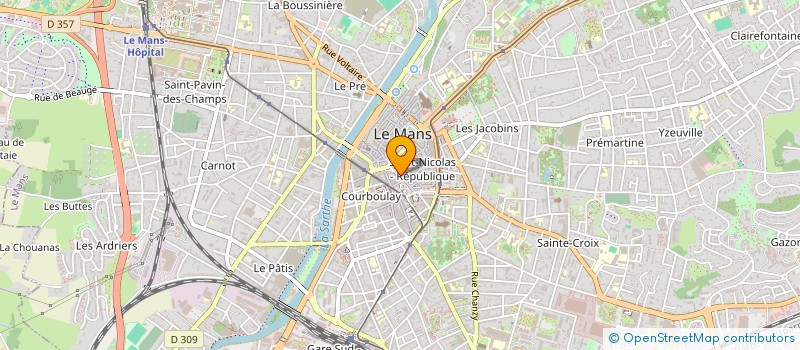 localisation de l'entreprise MADAME MARIE HEMON à LE MANS