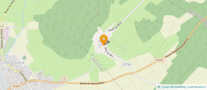 localisation de l'entreprise MADAME MARIE HENNEUSE  FREVILLE