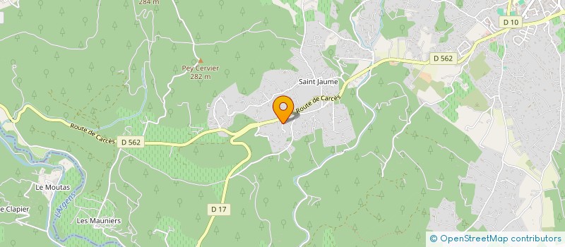 localisation de l'entreprise MADAME MARIE HENRI  CARCES