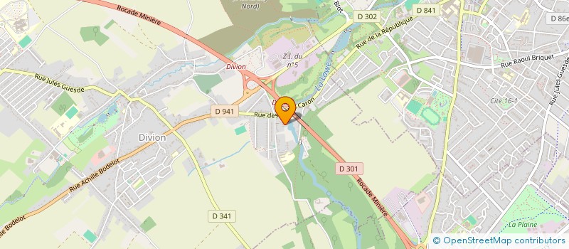 localisation de l'entreprise MADAME MARIE-HENRIETTE DUCHATELLE  DIVION