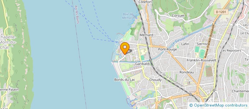 localisation de l'entreprise MADAME MARIE-HENRIETTE JOMAND  AIX-LES-BAINS