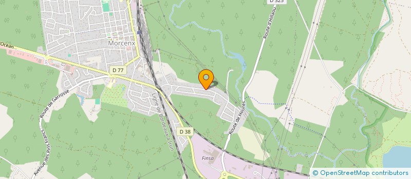 localisation de l'entreprise MADAME MARIE HENRIETTE MASSIE  MORCENX-LA-NOUVELLE