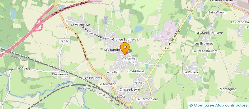 localisation de l'entreprise MADAME MARIE HENRY à CROTTET