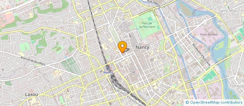 localisation de l'entreprise MADAME MARIE HENRY  NANCY