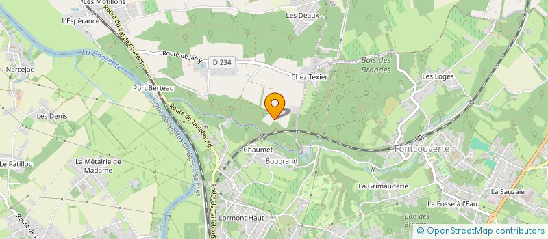 localisation de l'entreprise MADAME MARIE HERAUDEAU  BUSSAC-SUR-CHARENTE