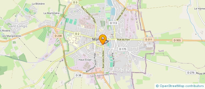 localisation de l'entreprise MADAME MARIE HERBIN  MAMERS