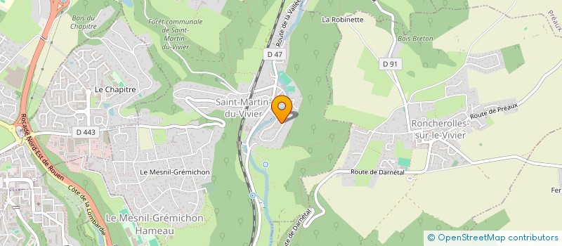 localisation de l'entreprise MADAME MARIE HERICHER à RONCHEROLLES-SUR-LE-VIVIER