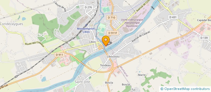 localisation de l'entreprise MADAME MARIE HERNANDEZ  FUMEL