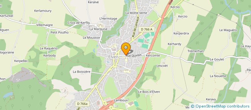 localisation de l'entreprise MADAME MARIE HERPIN  ELVEN