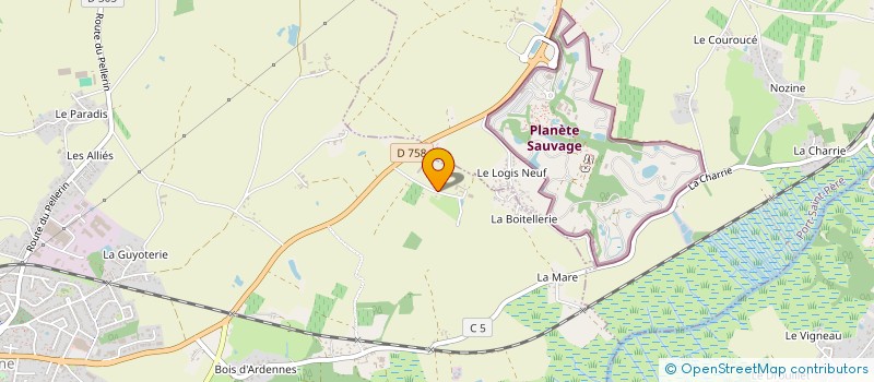 localisation de l'entreprise MADAME MARIE HERVE à SAINTE-PAZANNE