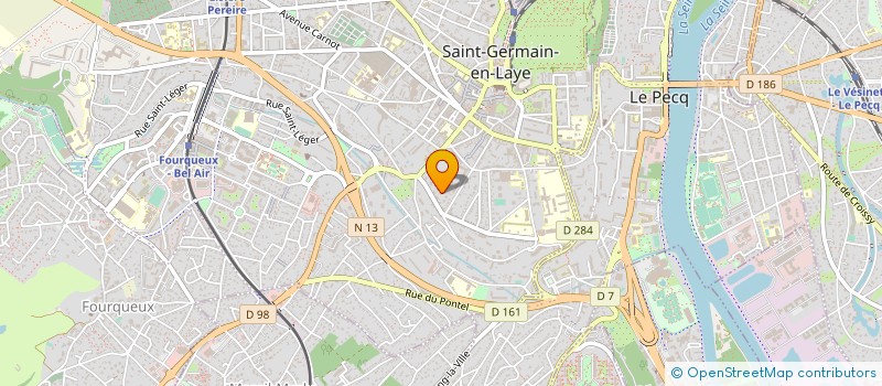 localisation de l'entreprise MADAME MARIE HIBON  SAINT-GERMAIN-EN-LAYE