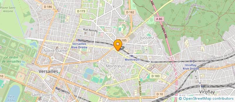 localisation de l'entreprise MADAME MARIE HIDALGO à VERSAILLES