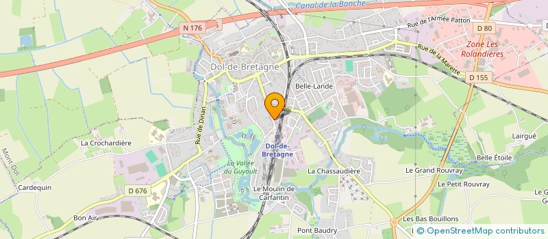 localisation de l'entreprise MADAME MARIE HINFRAY à DOL-DE-BRETAGNE