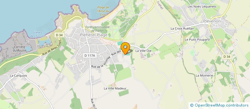 localisation de l'entreprise MADAME MARIE HINGOT  FREHEL