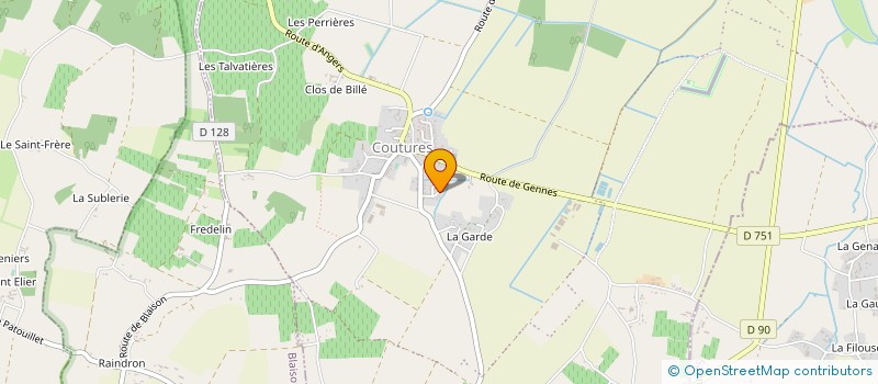 localisation de l'entreprise MADAME MARIE HIRIBARNE à GENNES-VAL-DE-LOIRE