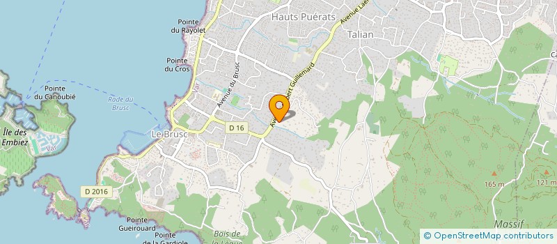 localisation de l'entreprise MADAME MARIE HIZAR à SIX-FOURS-LES-PLAGES