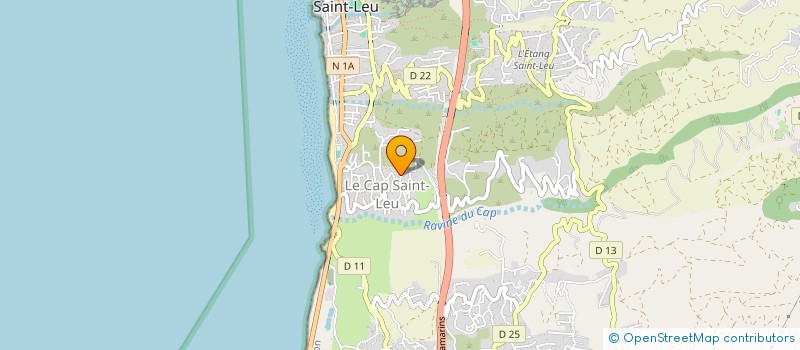 localisation de l'entreprise MADAME MARIE HOARAU  LE TAMPON