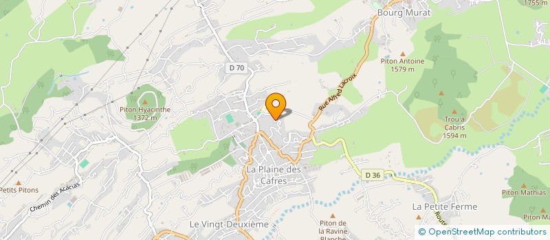 localisation de l'entreprise MADAME MARIE HOARAU  LE TAMPON