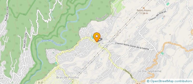 localisation de l'entreprise MADAME MARIE HOARAU  LE TAMPON