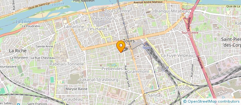 localisation de l'entreprise MADAME MARIE HOAREAU  TOURS