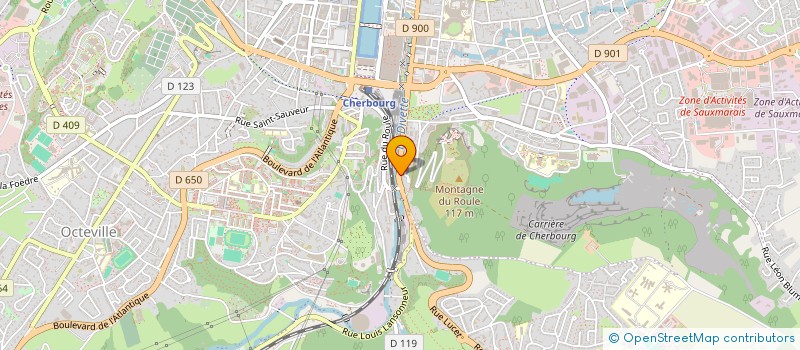 localisation de l'entreprise MADAME MARIE HOCHET  CHERBOURG-EN-COTENTIN