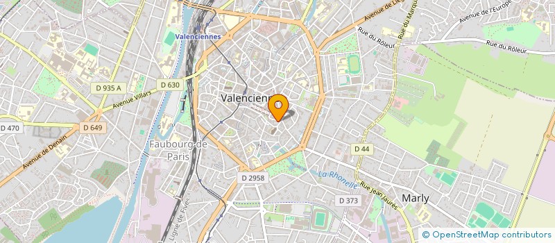 localisation de l'entreprise MADAME MARIE HOCQUET à VALENCIENNES