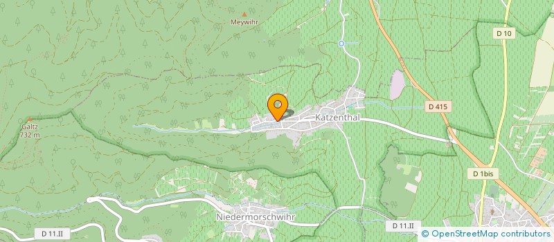 localisation de l'entreprise MADAME MARIE HOFF  KATZENTHAL