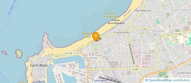 localisation de l'entreprise MADAME MARIE HOLOWECKI  SAINT-MALO