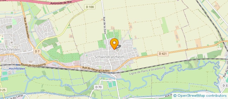 localisation de l'entreprise MADAME MARIE HOLZMANN  HOCHFELDEN