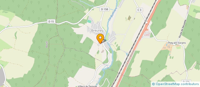 localisation de l'entreprise MADAME MARIE HOMANN  SORANS-LES-BREUREY