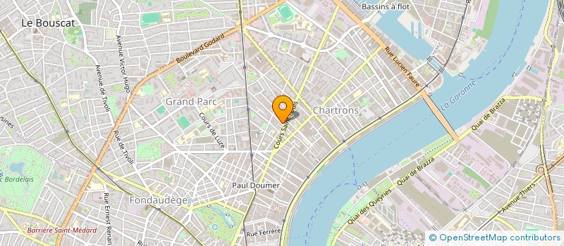 localisation de l'entreprise MADAME MARIE HONORINE  BORDEAUX