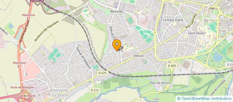 localisation de l'entreprise MADAME MARIE HOREAU à CAEN