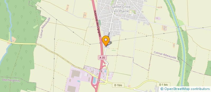 localisation de l'entreprise MADAME MARIE HORN  SAINTE-CROIX-EN-PLAINE