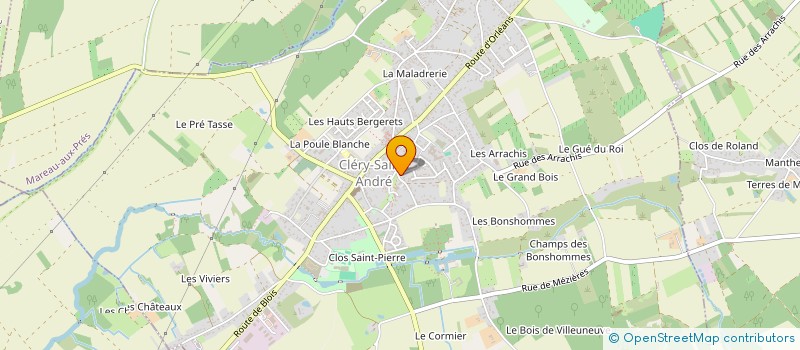 localisation de l'entreprise MADAME MARIE HORREAU à CLERY-SAINT-ANDRE