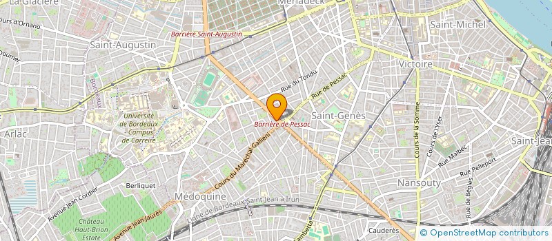 localisation de l'entreprise MADAME MARIE-HORTENSE BUSQUET  BORDEAUX