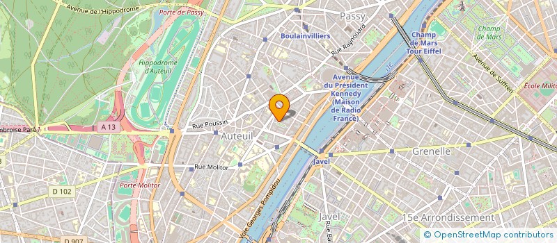 localisation de l'entreprise MADAME MARIE HOUDRAY  PARIS