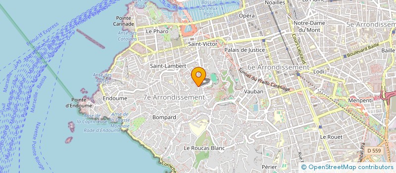 localisation de l'entreprise MADAME MARIE HOUEL à MARSEILLE