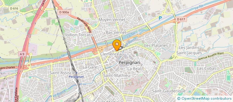 localisation de l'entreprise MADAME MARIE HOUITTE  PERPIGNAN