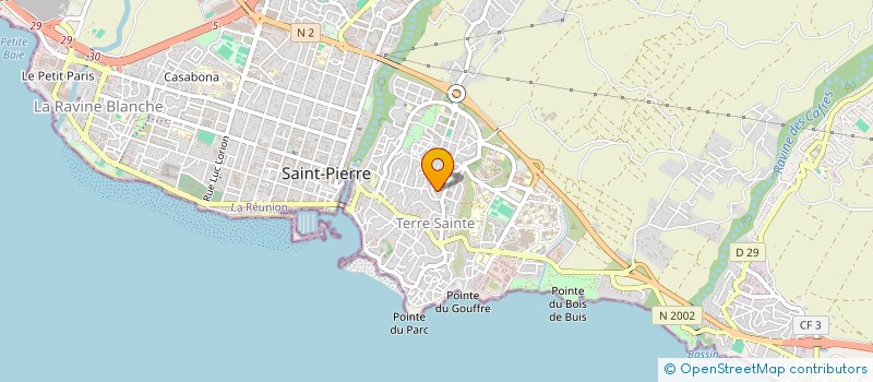 localisation de l'entreprise MADAME MARIE HOURY  LE TAMPON