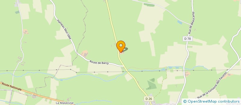 localisation de l'entreprise MADAME MARIE HRIVNAKOVA  FESMY-LE-SART