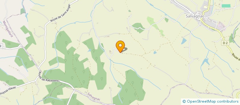localisation de l'entreprise MADAME MARIE HUAN  SALVAGNAC