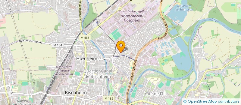 localisation de l'entreprise MADAME MARIE HUCK  HNHEIM