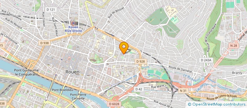 localisation de l'entreprise MADAME MARIE HUDRY  ROUEN