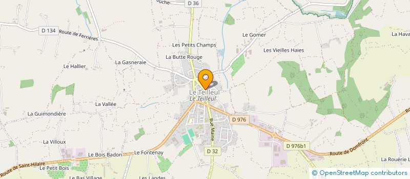 localisation de l'entreprise MADAME MARIE HUDSON  LE TEILLEUL