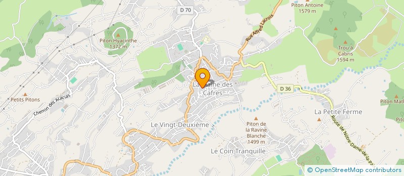 localisation de l'entreprise MADAME MARIE HUDSON  LE TAMPON