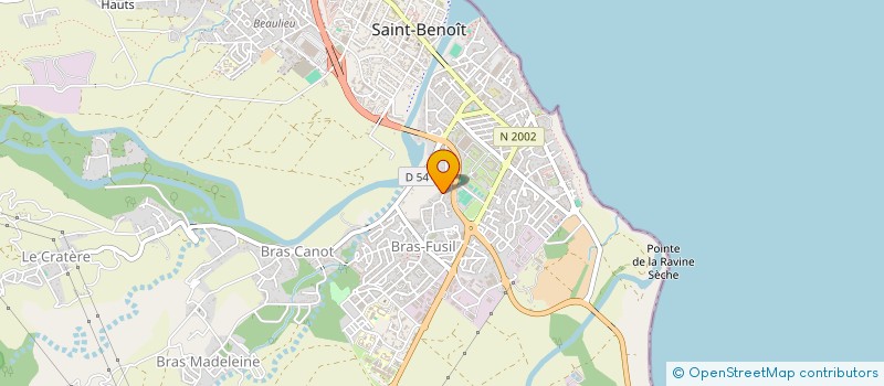 localisation de l'entreprise MADAME MARIE HUET  SAINT-BENOIT