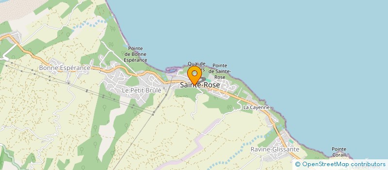 localisation de l'entreprise MADAME MARIE HUET à SAINTE-ROSE